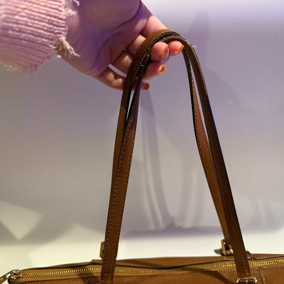 MICHAEL Michael Kors Brown Tote with Gold Accents - Picture 5 of 13